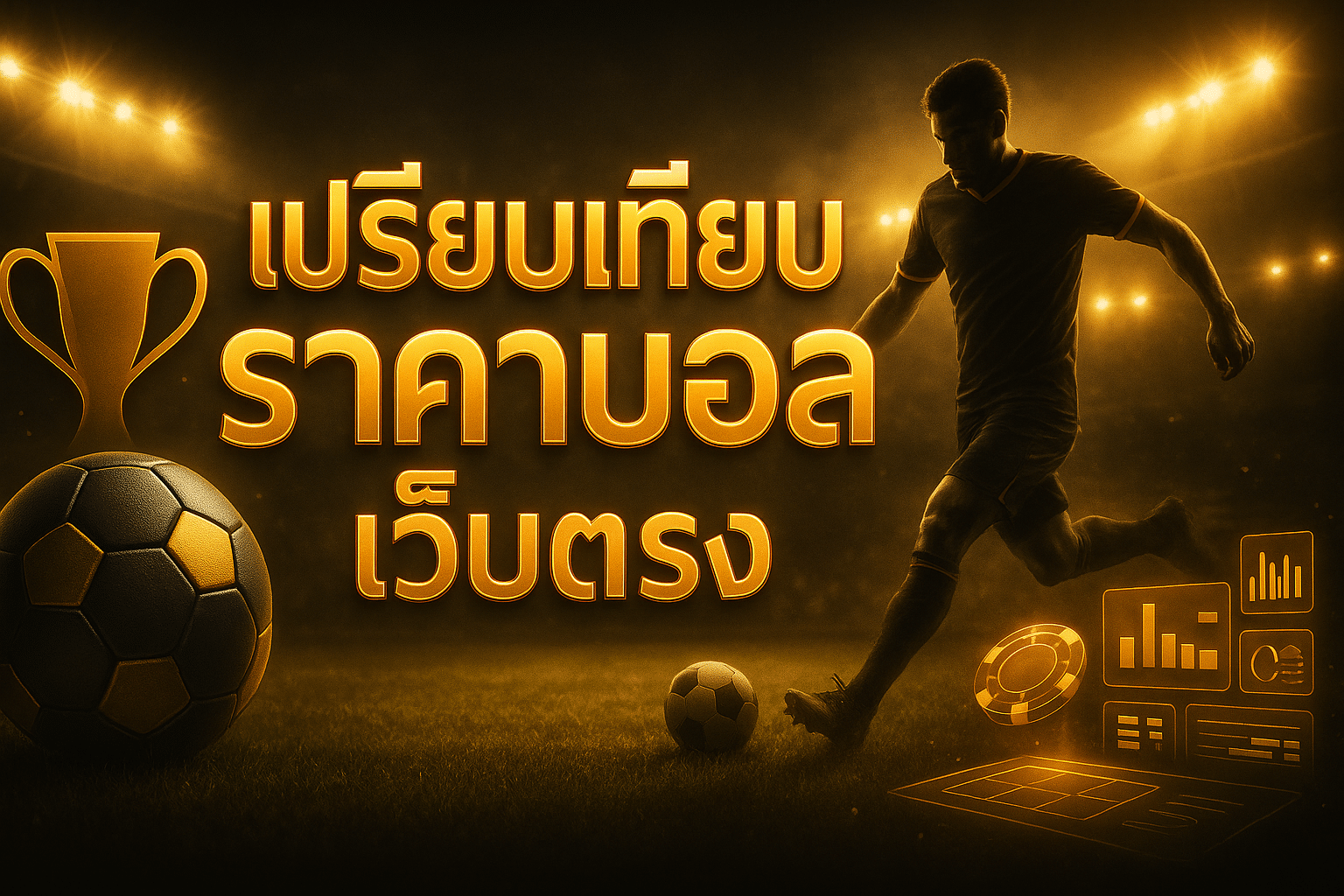 เปรียบเทียบ ราคาบอล เว็บตรง