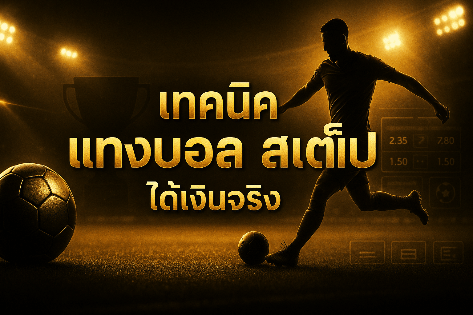 เทคนิค แทงบอล สเต็ป